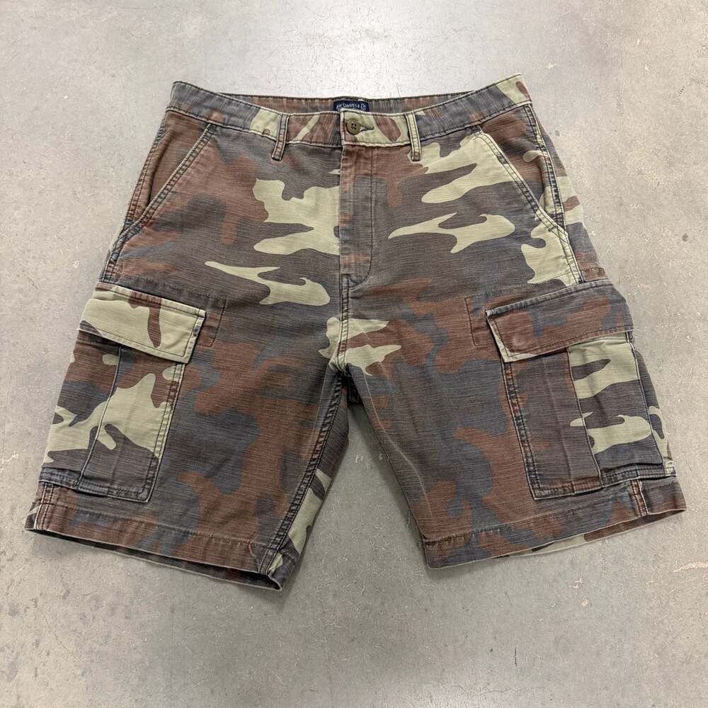 Baggy Levis Camo Utility Cargo Shorts